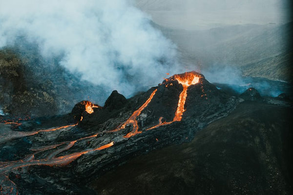 Erupción del volcán en La Palma de Canarias